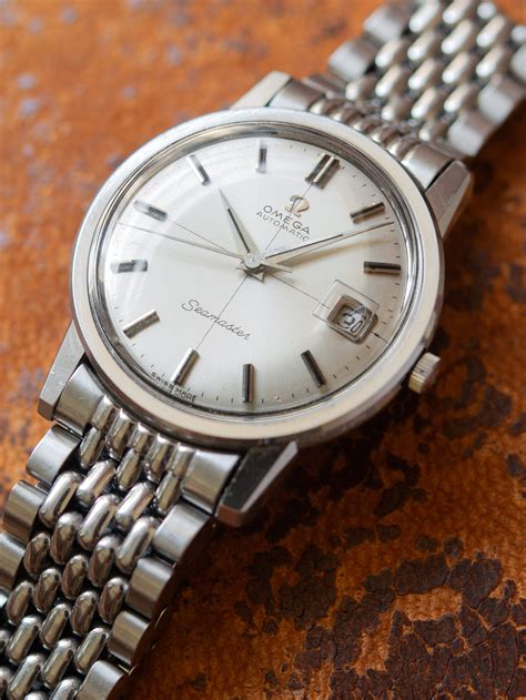 vintage omega seamaster crosshair dial|1964 Omega Seamaster Automatic (Ref. 166.003) Cal. 562 .